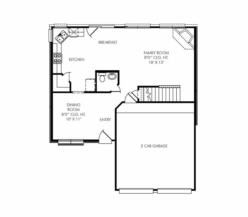 The Coventry Floor Plan - First Floor